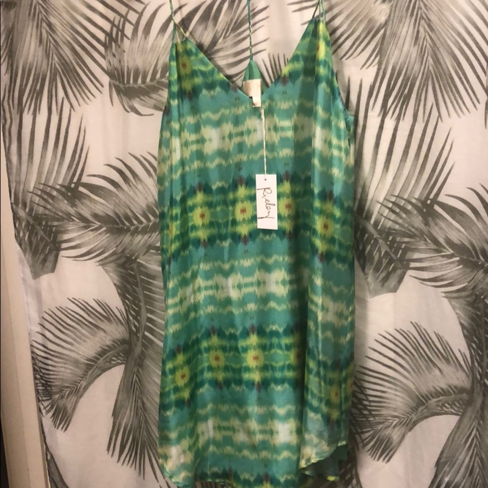RIELEY silk dress.  New with tags!